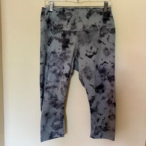 NoBull High-Rise Legging 21" Gray tie-die - Size L